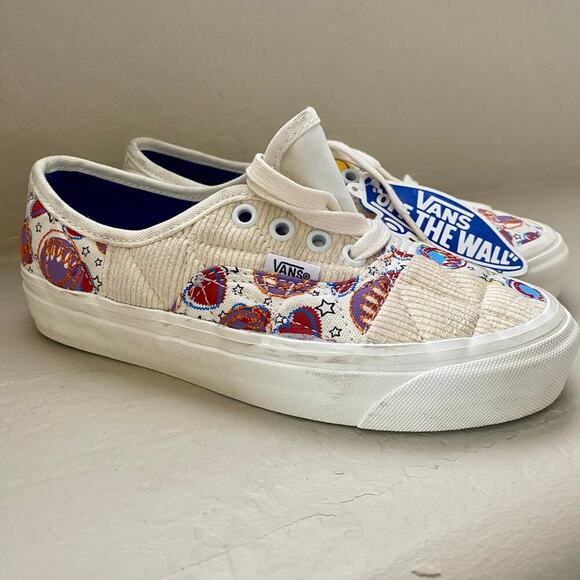 Vans Authentic 44 DX Positivity Patchwork Womens Size 5 Shoe Sneakers White - Picture 1 of 8